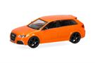Herpa H0 Audi RS3 Sportback, glutorange mit schwarzen Felgen