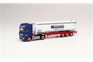 Herpa H0 DAF XF SSC Euro6 40'-Drucksilocontainer-Sattelzug, Greiwing *werkseitig ausverkauft*