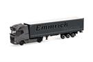 Herpa H0 DAF XG+ Gardinenplanen-Sattelzug, Emmrich Transporte