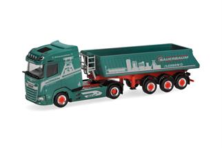 Herpa H0 DAF XG Kippmulden-Sattelzug, Sauerbaum