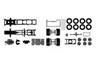 Herpa H0 Fahrgestell für Scania CS/CR 6x2 mit Chassisverkleidung (Inhalt: 2 Stk.)