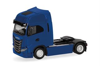 Herpa H0 Iveco S-Way facelift Zugmaschine 2achs, ultramarinblau