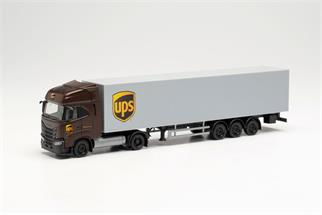 Herpa H0 Iveco S-Way LNG Koffer-Sattelzug, UPS *werkseitig ausverkauft*