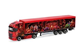 Herpa H0 Iveco S-Way Schubboden-Sattelzug, Perrotti