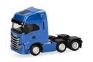 Herpa H0 Iveco S-Way Zugmaschine 6x2, verkehrsblau