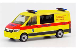 Herpa H0 MAN TGE FD, Rettungsdienst Bundeswehr NEF 1705-1