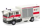 Herpa H0 MAN TGL GW-San, DRK Frankfurt - Katastrophenschutz Hessen