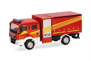 Herpa H0 MAN TGM Gerätefahrzeug Logistik, Feuerwehr