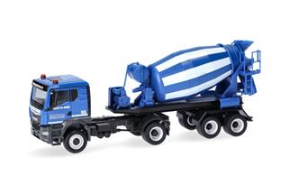 Herpa H0 MAN TGS TN Betonmischer-Sattelzug, Martin Baur