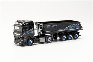 Herpa H0 MAN TGX GM Kipp-Sattelzug, Wagner Mitteleschenbach *werkseitig ausverkauft*