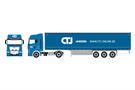 Herpa H0 MAN TGX GX Gardinenplanen-Sattelzug, CTJ (Sonderserie NRW)