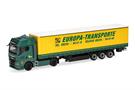 Herpa H0 MAN TGX GX Gardinenplanen-Sattelzug, Rubart Europa-Transporte