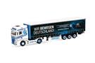 Herpa H0 MAN TGX GX Gardinenplanen-Sattelzug, Spedition Höhner - Wir bewegen Deutschland