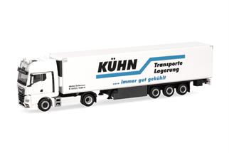 Herpa H0 MAN TGX GX Kühlkoffer-Sattelzug, Kühn Kühltransporte