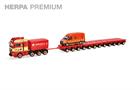 Herpa H0 MAN TGX GX mit Schwerlast-Tiefladeanhänger und MAN TGE Kasten HD, Torben Rafn (HERPA PREMIUM)