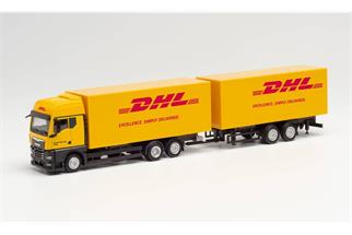 Herpa H0 MAN TGX GX Wechselkoffer-Hängerzug, DHL *werkseitig ausverkauft*