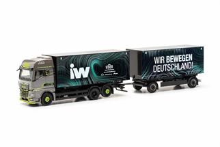 Herpa H0 MAN TGX GX Wechselkoffer-Hängerzug, IW / Wir bewegen Deutschland *werkseitig ausverkauft*