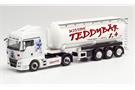 Herpa H0 MAN TGX XLX Euro 5 Silo-Sattelzug, Silo Melmer/Teddybär 1.4 *werkseitig ausverkauft*