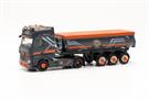 Herpa H0 MB Actros '18 Gigaspace Rundmulden-Sattelzug, Jack Janssen