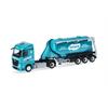 Herpa H0 MB Actros 18 Streamspace Eutersilo-Sattelzug, Weber Betonpumpen