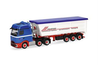 Herpa H0 MB Actros L PrCabin Bigspace Stahlmulden-Sattelzug, Riwatrans