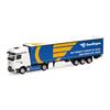 Herpa H0 MB Actros L ProCabin Bigspace Gardinenplanen-Sattelzug, Saudingo