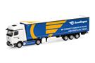 Herpa H0 MB Actros L ProCabin Bigspace Gardinenplanen-Sattelzug, Saudingo