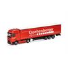 Herpa H0 MB Actros L ProCabin Gigaspace Gardinenplanen-Sattelzug, Quehenberger