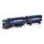 Herpa H0 MB Actros L ProCabin Wechsel-Gardinenplanen-Hängerzug, Werneke