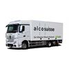 Herpa H0 MB Actros Streamspace 2.5 Koffer-LKW Thommen Furler AG (Sonderserie CH) *werkseitig ausverkauft*