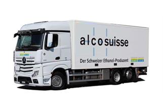 Herpa H0 MB Actros Streamspace 2.5 Koffer-LKW Thommen Furler AG (Sonderserie CH) *werkseitig ausverkauft*