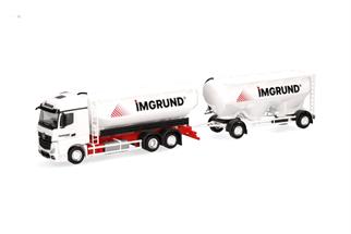 Herpa H0 MB Actros Streamspace Eutersilo-Hängerzug, Imgrund