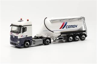 Herpa H0 MB Actros Streamspace Eutersilo-Sattelzug, Cemex *werkseitig ausverkauft*