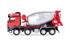 Herpa H0 MB Arocs M Betonmischer-LKW, rot/silber | Bild 4