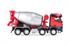 Herpa H0 MB Arocs M Betonmischer-LKW, rot/silber | Bild 3