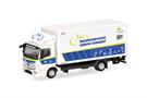 Herpa H0 MB Atego '13 Koffer-LKW mit Ladebordwand, Jugendverkehrsschule LK Schwandorf