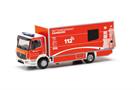 Herpa H0 MB Atego '13 S-KTW mit Ladebordwand, Feuerwehr Hamburg