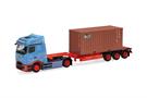 Herpa H0 MB eActros ProCabin Bigspace 20'-Container-Sattelzug, Frankenbach