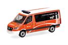 Herpa H0 MB Sprinter 18 Bus Flachdach ELW, Feuerwehr Hamburg - Einsatzleitung