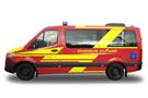 Herpa H0 MB Sprinter '18 Flachdach Bus, MTW Feuerwehr Stuttgart (Sonderserie BaWü) *werkseitig ausverkauft*