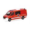 Herpa H0 MB Sprinter '18 Halbbus Flachdach, Bundespolizei