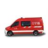 Herpa H0 MB Sprinter '18 Halbbus, Regio Feuerwehr Lenzburg (Sonderserie CH)