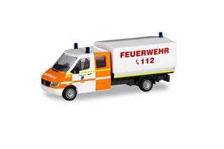 Herpa H0 MB Sprinter '96 DoKa mit Plane, Feuerwehr Rhede