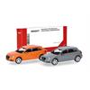 Herpa H0 MiniKit: Audi A3 Sportback, glutorange und nardograu (Inhalt: je 1 Stk.)