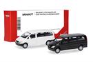 Herpa H0 MiniKit: MB Vito Bus 2002, weiss und schwarz (Inhalt: je 1 Stk.)