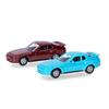 Herpa H0 MiniKit: Porsche 944, blau/rot (Inhalt: 2 Stk.)