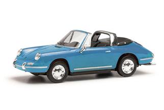 Herpa H0 Porsche 911 Targa, pastellblau