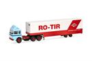 Herpa H0 Roman Diesel Jumbokoffer-Sattelzug, RO-TIR