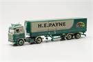 Herpa H0 Scania 143 Kühlkoffer-Sattelzug, H.E. PAYNE