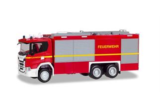 Herpa H0 Scania CG 17 Empl ULF Feuerwehr, geänderter Aufbau